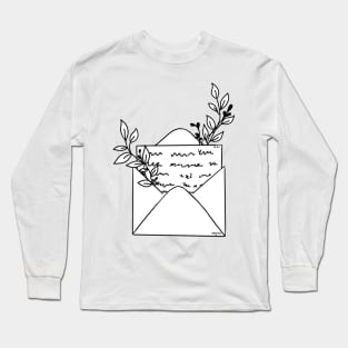 plant mail doodle Long Sleeve T-Shirt